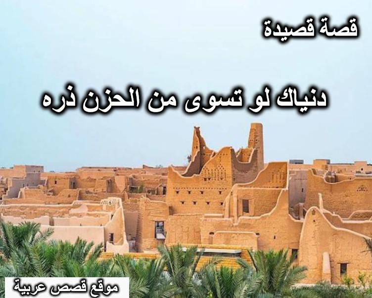 دنياك لو تسوى من الحزن ذره