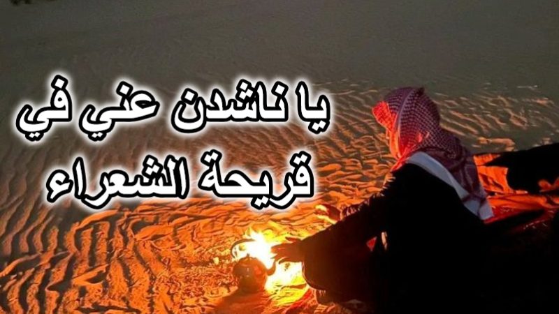 يا ناشدن عني في قريحة الشعراء