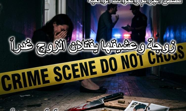 زوجة وعشيقها يقتلان الزوج غدراً