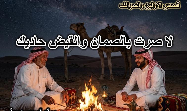 لاصرت بالصمان والقيض حاديك